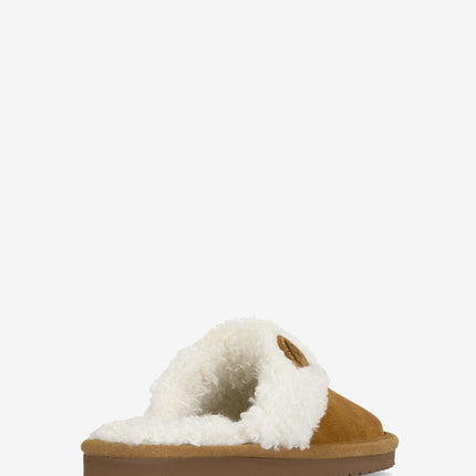 Ariat Jackie Square Toe Slippers - Chestnut
