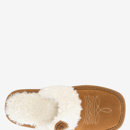 Ariat Jackie Square Toe Slippers - Chestnut