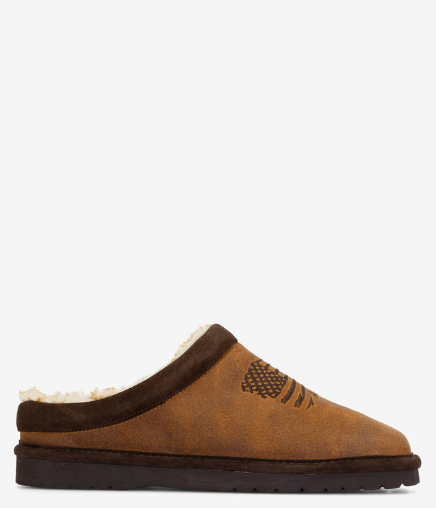 Ariat Patriot Square Toe Slipper - Dusty Brown
