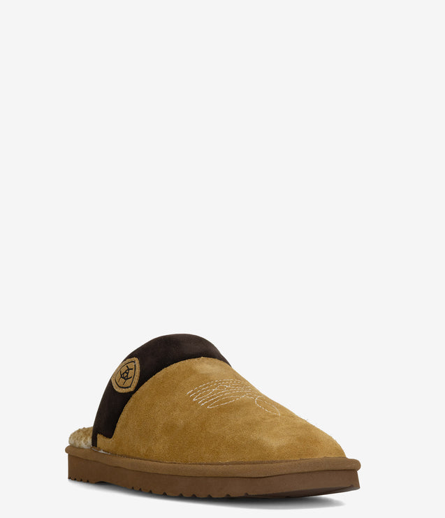 Ariat Silversmith Square Toe Slippers - Chestnut