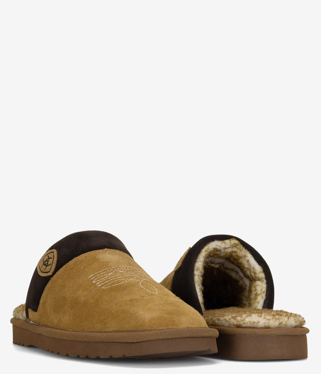 Ariat Silversmith Square Toe Slippers - Chestnut