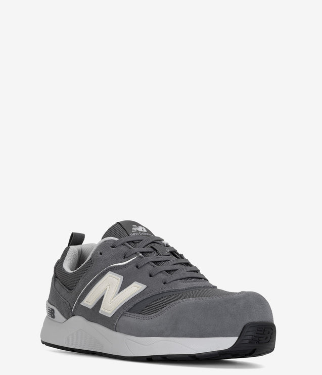New Balance Elite Lite Composite Safety Toe Sneaker - Grey White