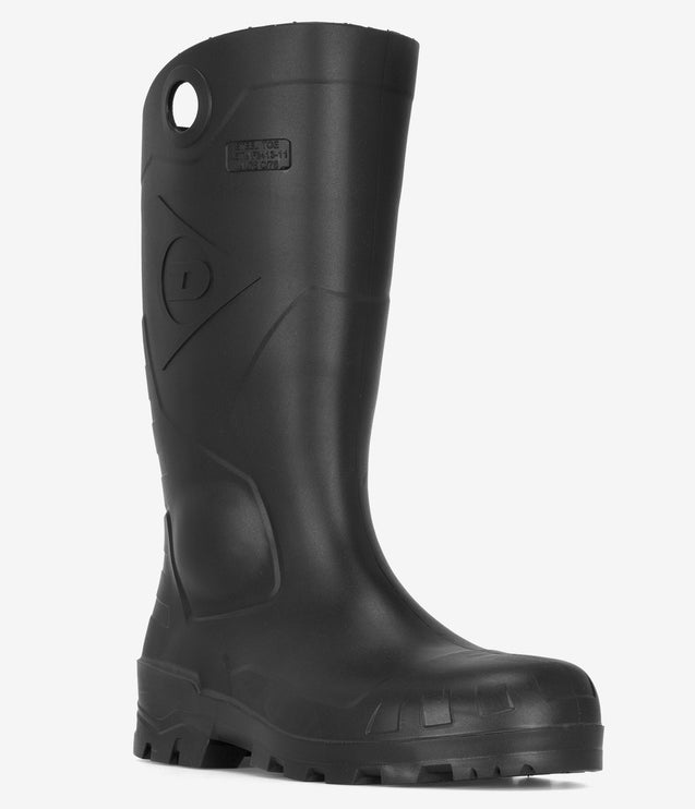 Dunlop Chesapeake 14" Waterproof Safety Toe Wellington Boot - Black