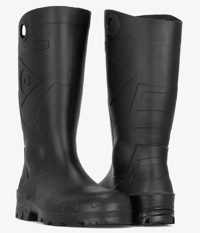 Dunlop Chesapeake 14" Waterproof Wellington Boot - Black