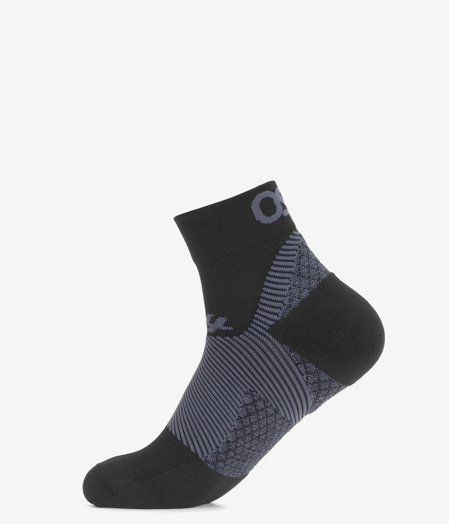 OS1st Plantar Fasciitis Quarter Socks - Black