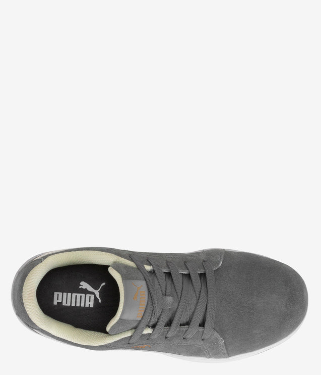 PUMA Safety Iconic Suede Low Composite Toe ESD Shoe - Grey Suede