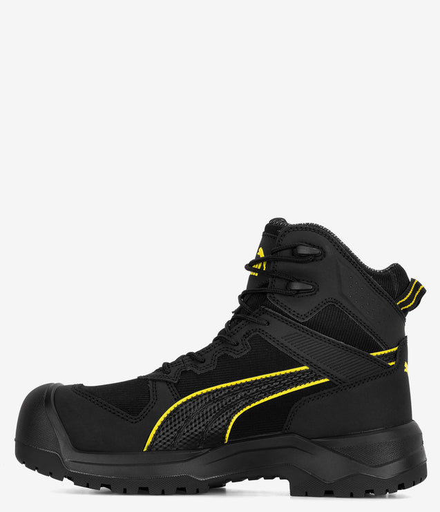 Puma Safety Rock HD Composite Toe Mid Waterproof Boot - Black