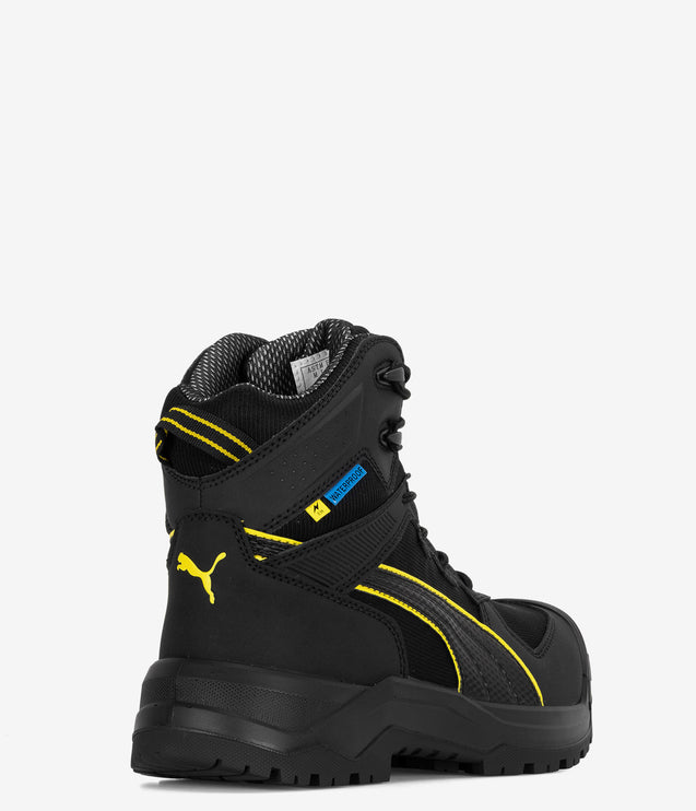 Puma Safety Rock HD Composite Toe Mid Waterproof Boot - Black