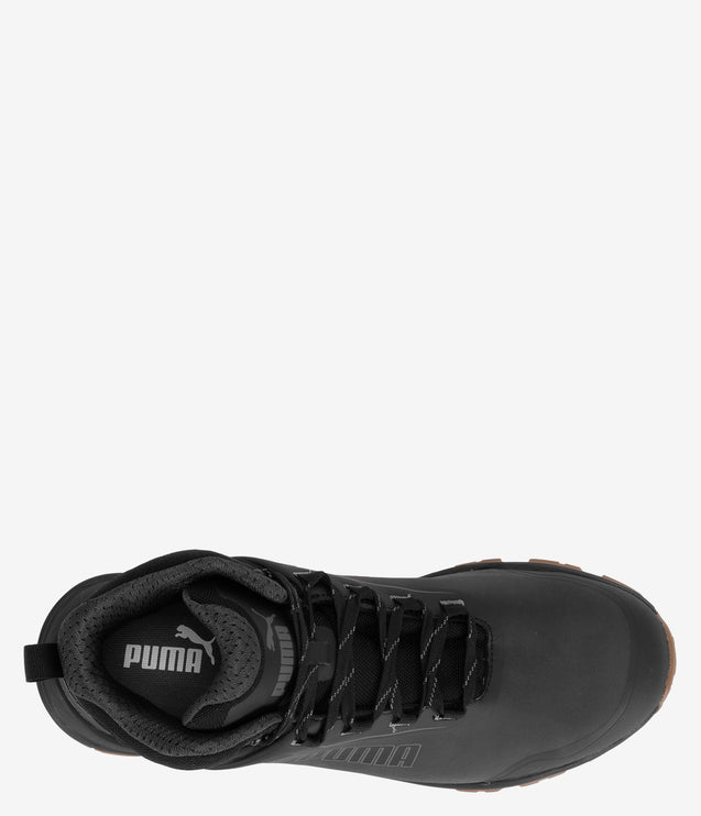 PUMA Safety Fusion Mid Composite Toe Waterproof Work Shoe - Anthracite/Gum