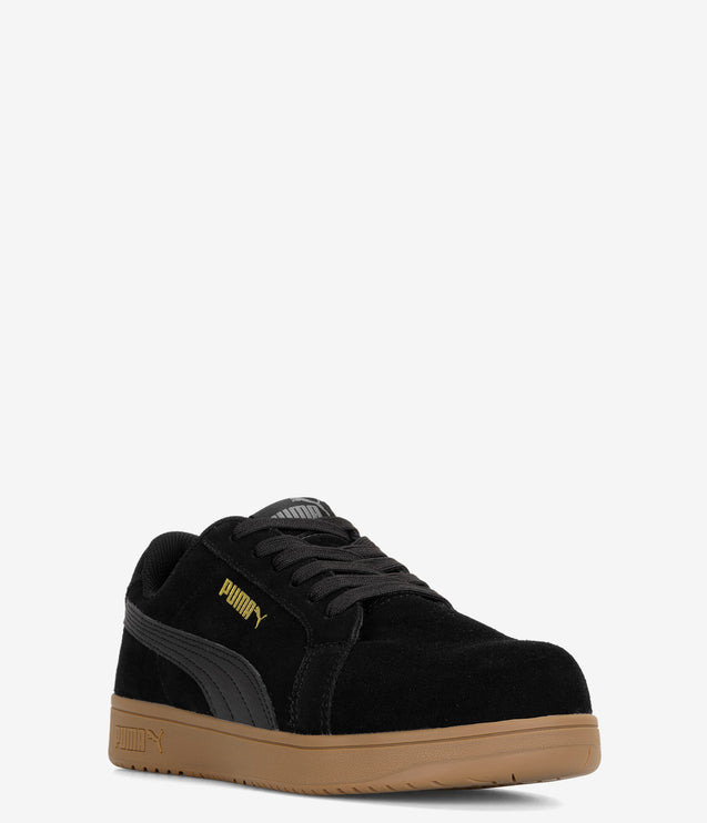 PUMA Safety Iconic Suede Low Composite Toe Shoe - Black/Gum
