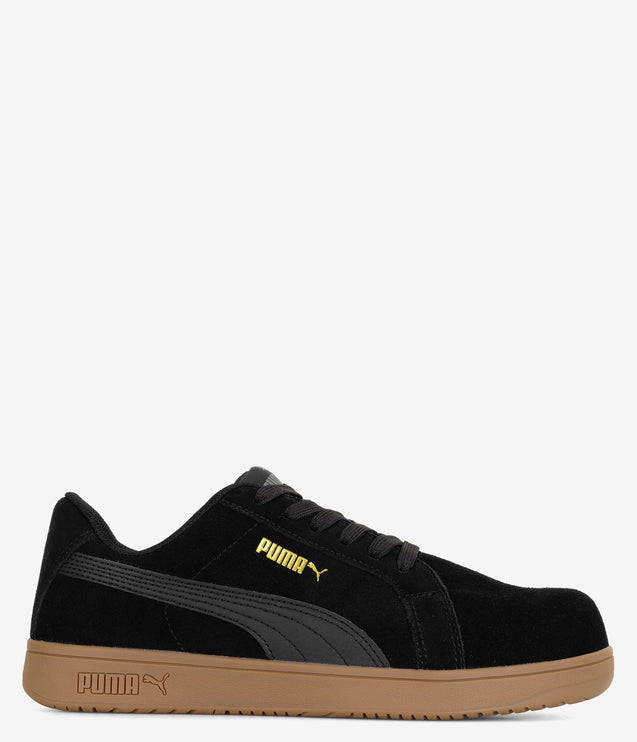 PUMA Safety Iconic Suede Low Composite Toe Shoe - Black/Gum