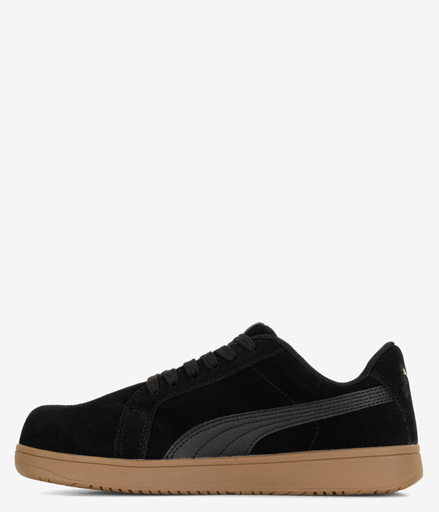 PUMA Safety Iconic Suede Low Composite Toe Shoe - Black/Gum