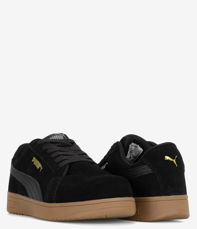 PUMA Safety Iconic Suede Low Composite Toe Shoe - Black/Gum
