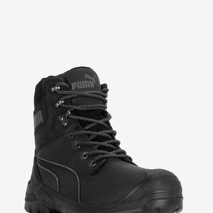 Puma Safety Conquest Waterproof Soft Toe Work Boot - Black