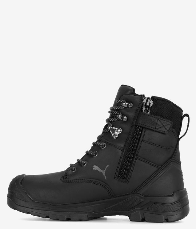 Puma Safety Conquest Waterproof Soft Toe Work Boot - Black