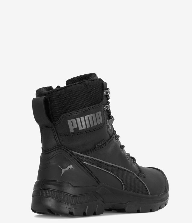 Puma Safety Conquest Waterproof Soft Toe Work Boot - Black