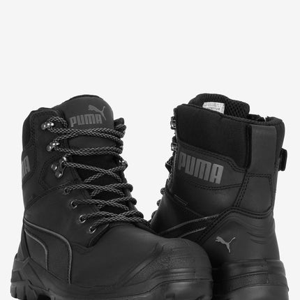 Puma Safety Conquest Waterproof Soft Toe Work Boot - Black
