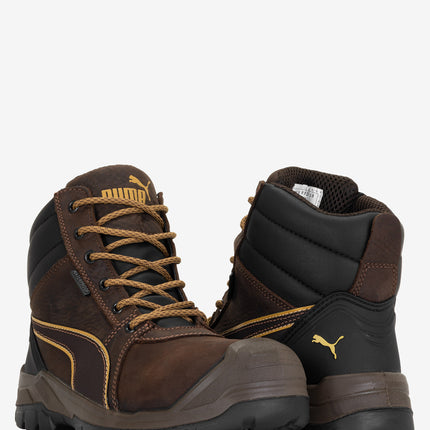 Puma Safety Tornado CTX Waterproof Work Boot - Brown