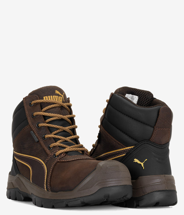 Puma Safety Tornado CTX Waterproof Work Boot - Brown