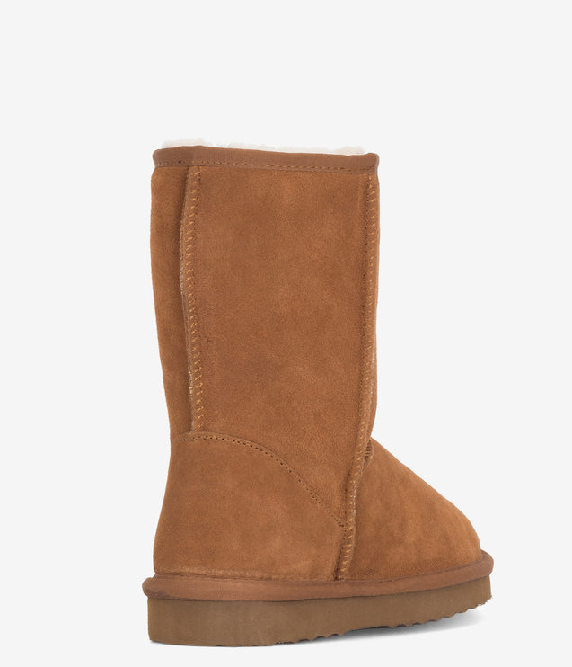 Burleigh Short Sheepskin Boot - Chestnut