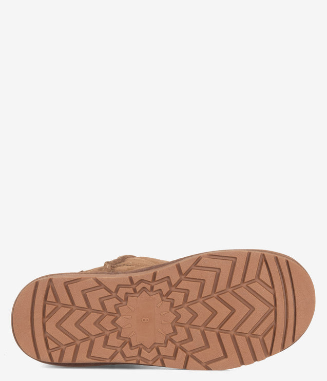 Burleigh Tall Sheepskin Boot - Chestnut