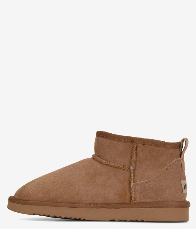 Burleigh Twinface Shorty Mini Sheepskin Boot - Chestnut