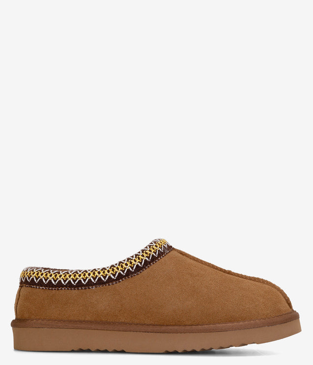Burleigh Braid Slipper - Chestnut