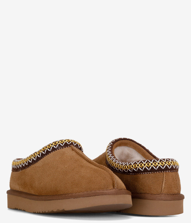 Burleigh Braid Slipper - Chestnut