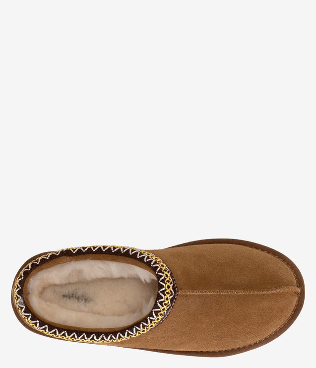 Burleigh Braid Slipper - Chestnut