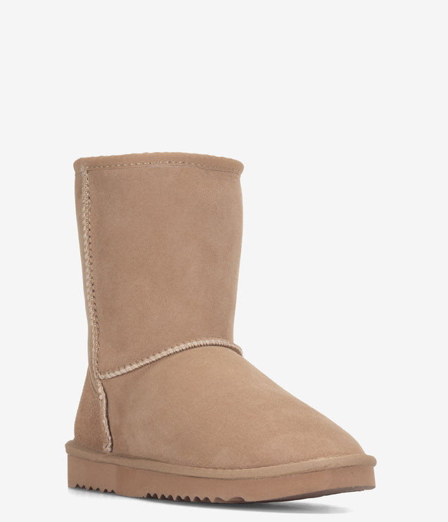 Burleigh Short Twinface Sheepskin Boot - Sand