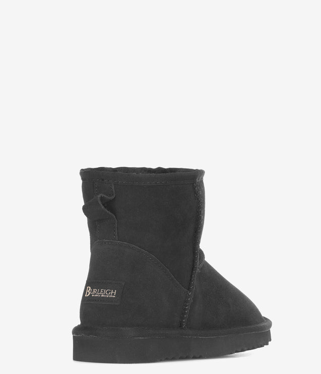 Burleigh Mini Twinface Sheepskin Boot - Black