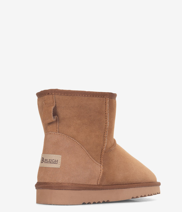 Burleigh Mini Twinface Sheepskin Boot - Chestnut