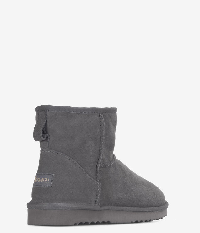 Burleigh Mini Twinface Sheepskin Boot - Grey