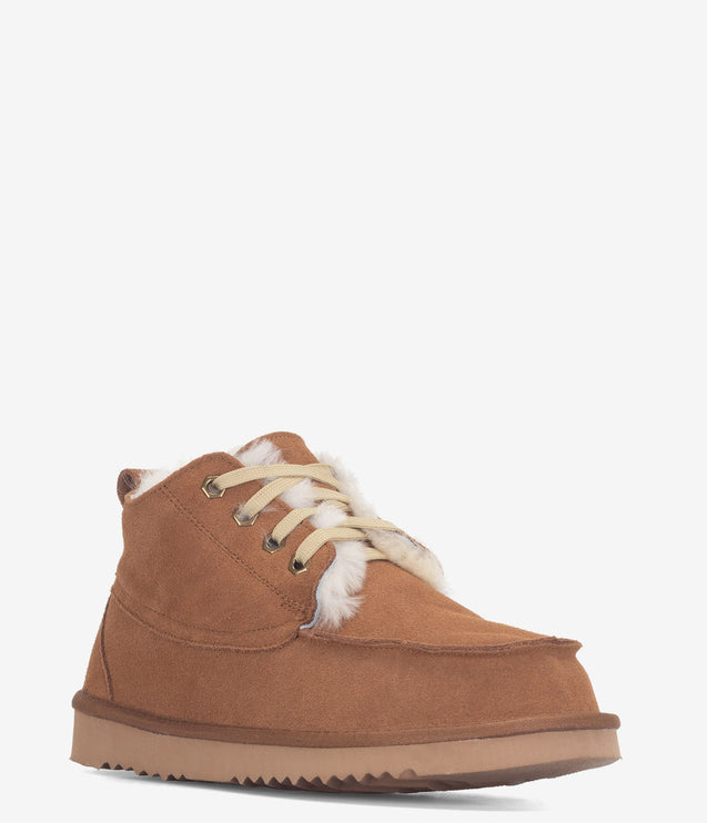 Burleigh Moc Toe Lace Chukka Boot - Chestnut
