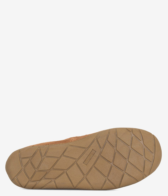 Burleigh Moccasin Lace Tie Slipper - Chestnut