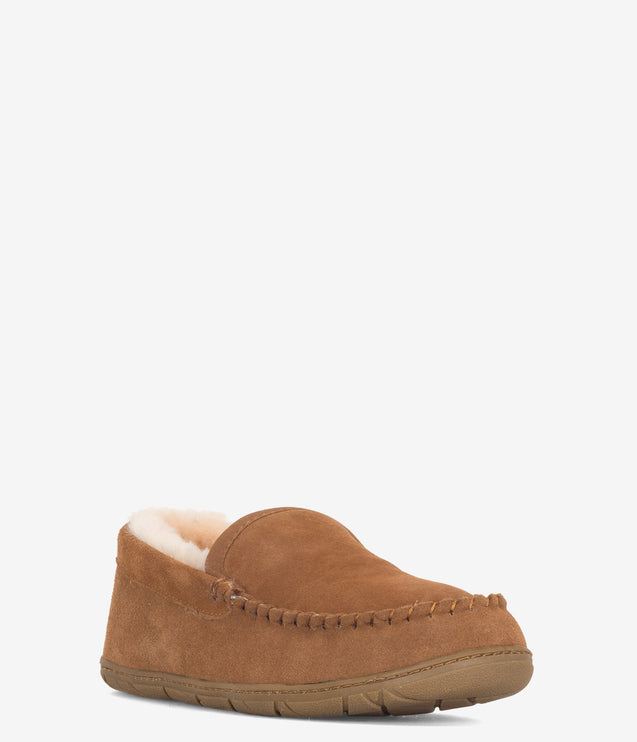 Burleigh Moccasin Sheepskin Slipper - Chestnut