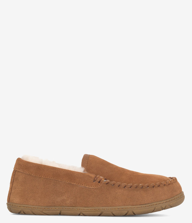 Burleigh Moccasin Sheepskin Slipper - Chestnut