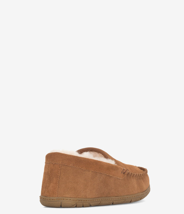 Burleigh Moccasin Sheepskin Slipper - Chestnut