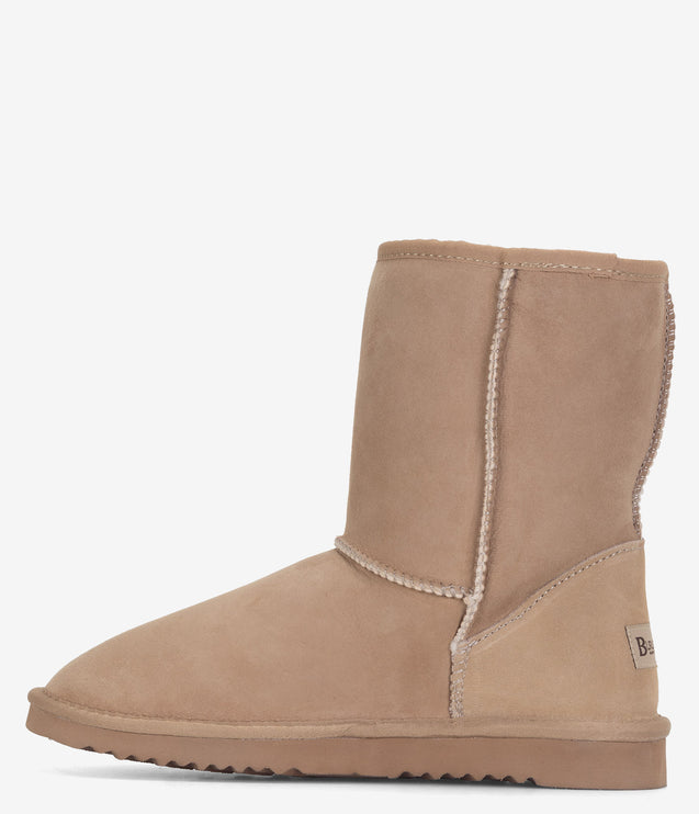 Burleigh Short Twinface Sheepskin Boot - SAND