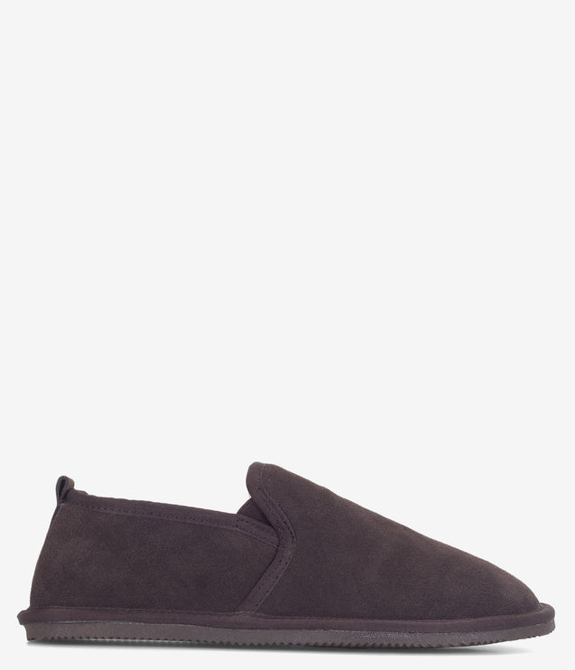 Burleigh Henley Sheepskin Slipper - Chocolate