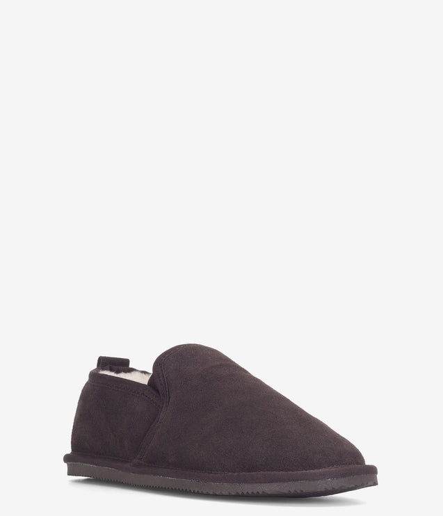 Burleigh Henley Sheepskin Slipper - Chocolate