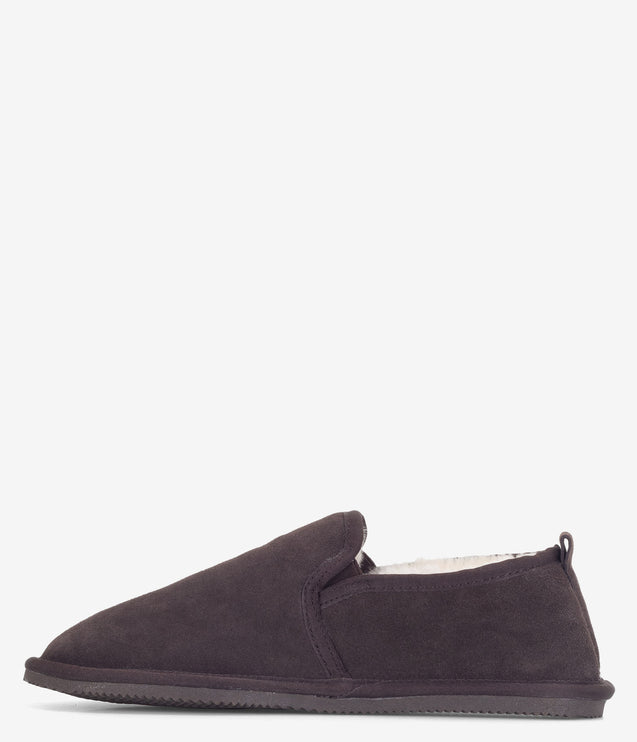 Burleigh Henley Sheepskin Slipper - Chocolate