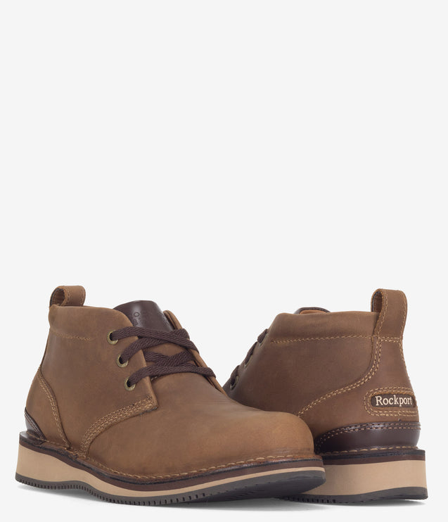 Rockport Prestige Point Safety Toe Chukka Boot - Brown