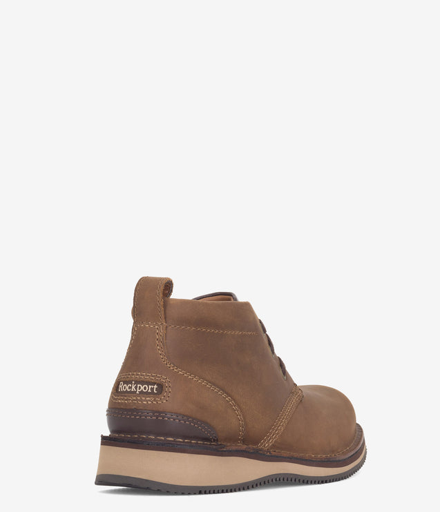 Rockport Prestige Point Safety Toe Chukka Boot - Brown