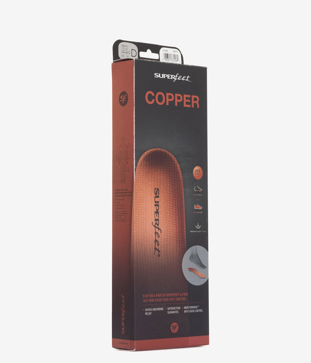 Superfeet All-Purpose Memory Foam Support Insoles (Copper) - Copper