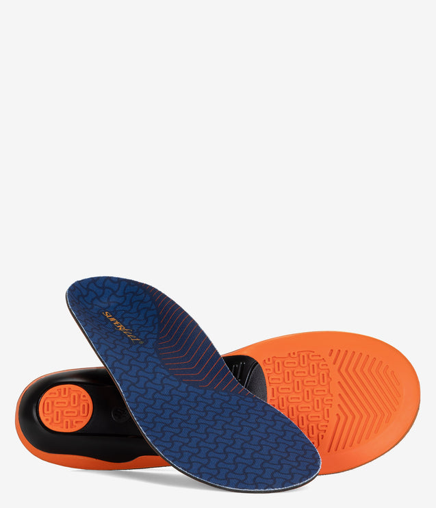 Superfeet Work Cushion Insoles (Orange Blue) - Orange Blue