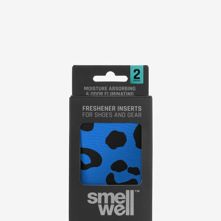 SmellWell Freshener Shoe Inserts - Leopard Blue