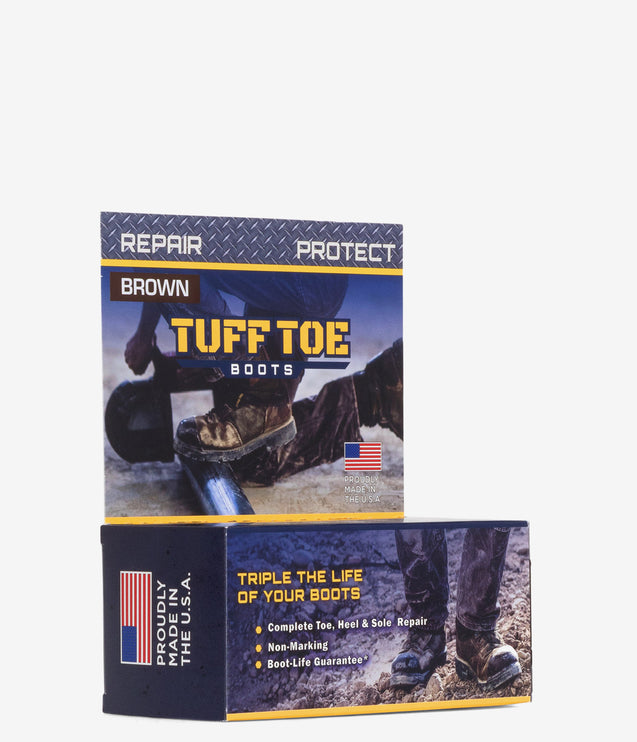 Tuff Toe Original Formula Work Boot Toe Protection & Repair - Brown