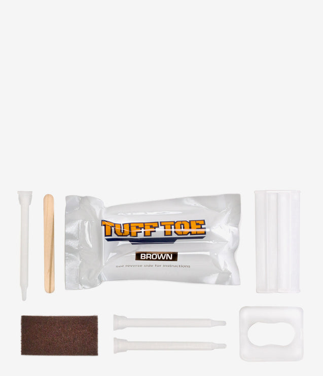 Tuff Toe Original Formula Work Boot Toe Protection & Repair - Brown