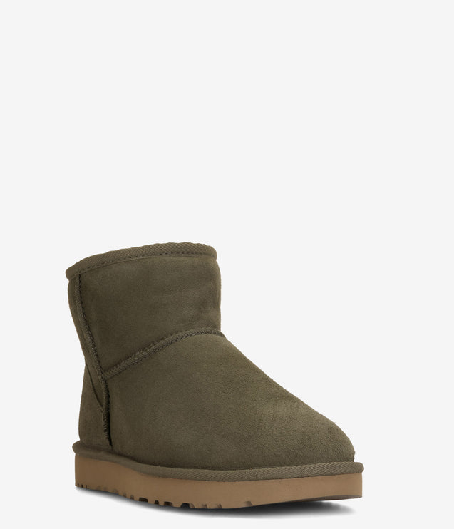 UGG Classic Mini II Sheepskin Boot - Moss Green